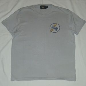RLR Men's Gray T-Shirt with Graphic